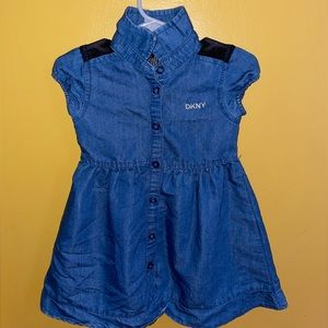 Baby DKNY denim dress. Size 24 months